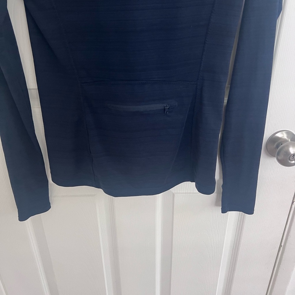 Athleta Navy Half-Zip Athletic Top - Picture 7 of 7